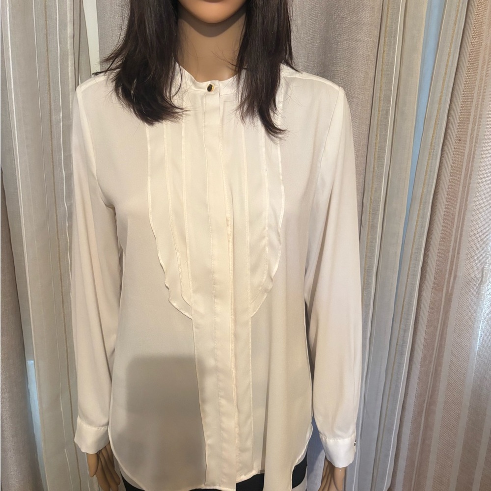 Ann Taylor- Cream Blouse